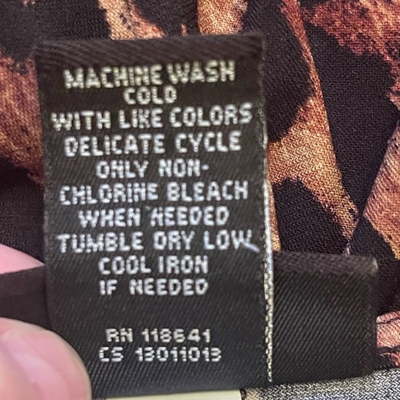 PLUS SIZE!!🔥SALE🔥LANE BRYANT LEOPARD ANIMAL PRINT JERSEY WRAP DRESS SZ 26/2 - Picture 3 of 12